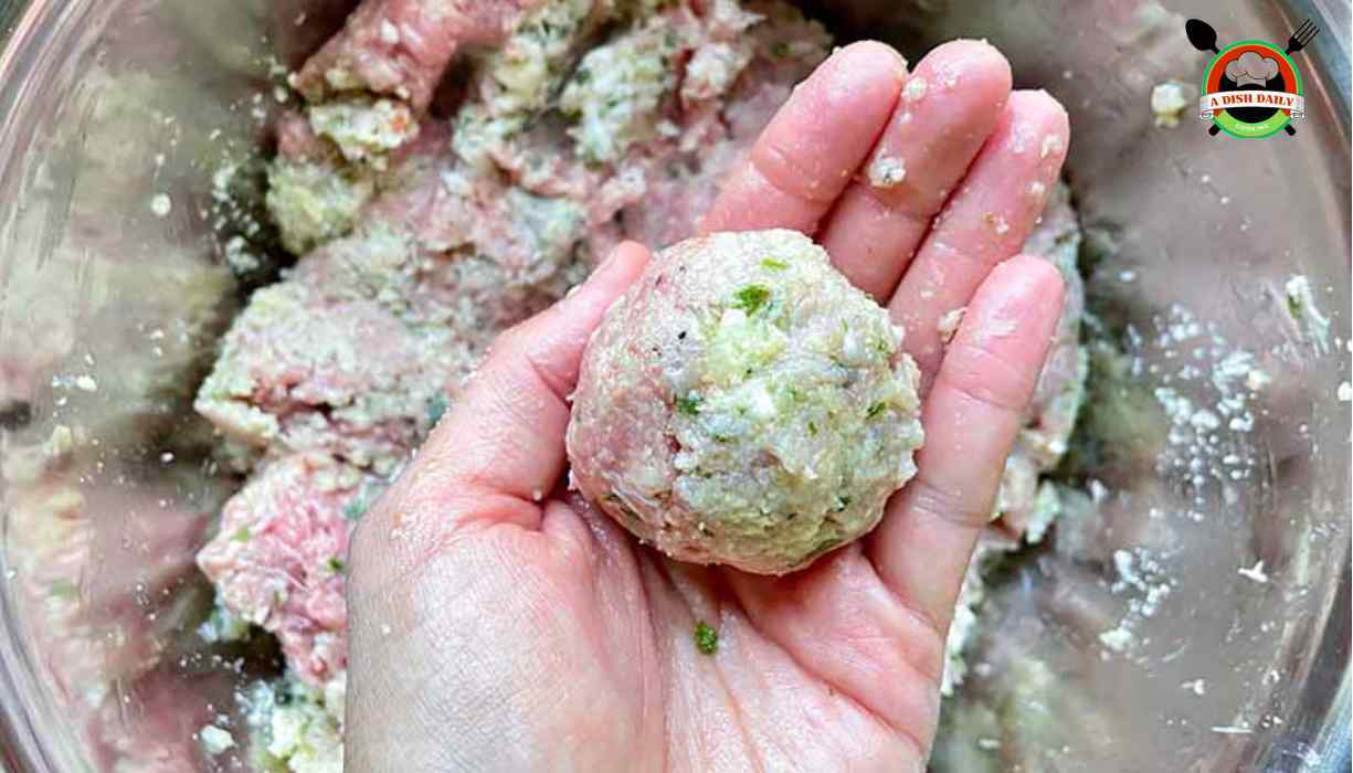 Shaping and Cooking the Meatballs