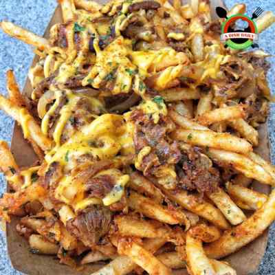 Loaded Steak Cheese Fries recipe