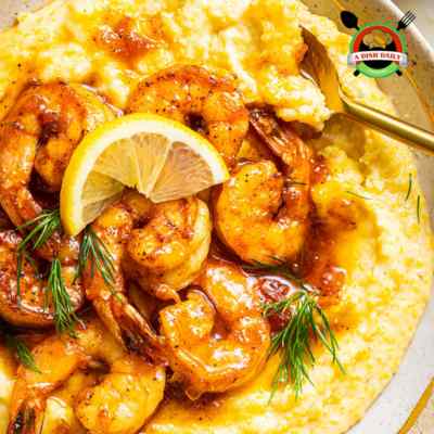 Sizzling Cajun Shrimp with Smoked Gouda Grits