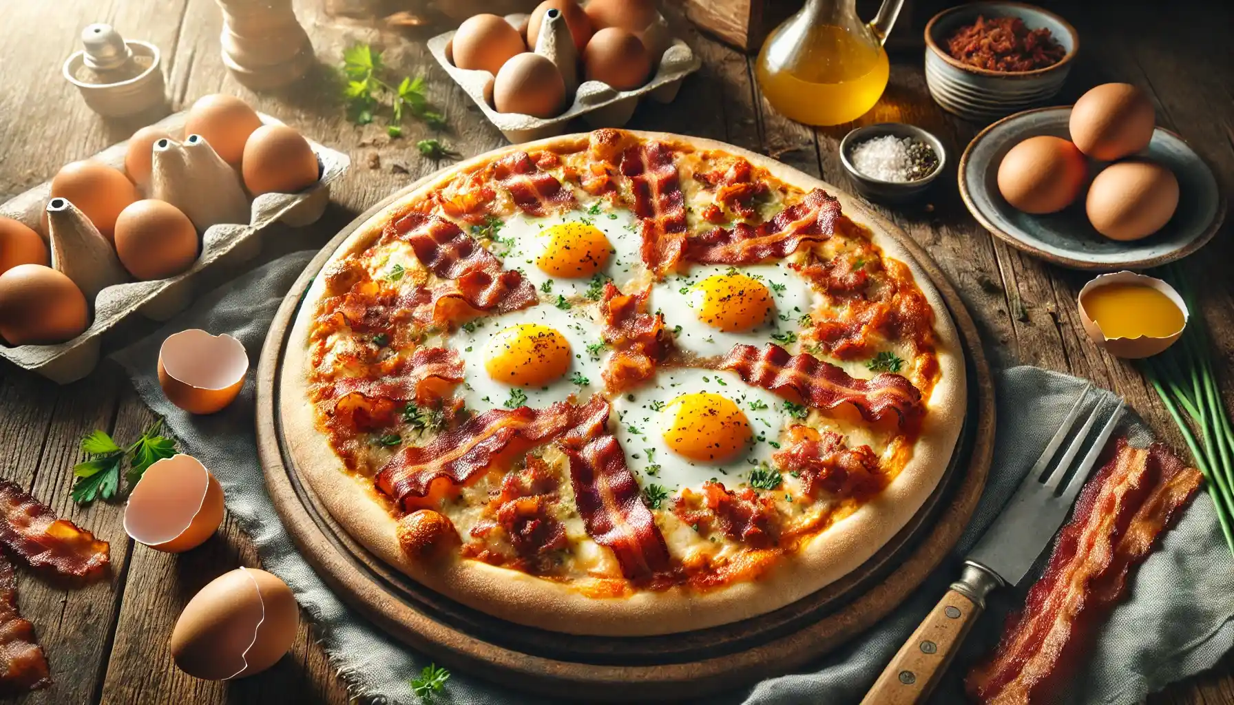 Bacon Breakfast Pizza